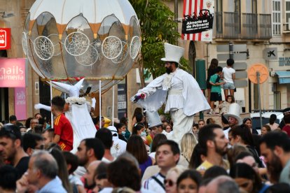 Espectáculo en las calles de Almería.