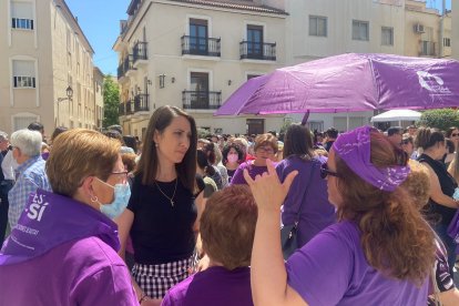 La diputada provincial, Carmen Belén López, ha asistido a Tíjola.