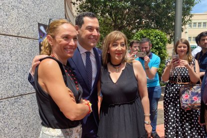 El presidente de la Junta, cerca del Preventorio.