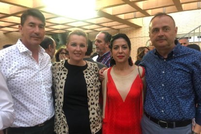 Teresa Piqueras, Mariano Gómez, José Antonio Vargas y Silvia Luque asisten a la jornada.