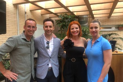 Ricardo Céspedes, Miguel Ángel de Prado Negro, Sonia Bernabé y Polina Suvorova.