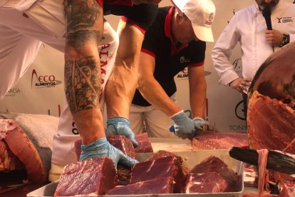 Despiece del Atún de Barbate.