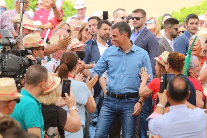 Llegada de Pedro Sánchez.