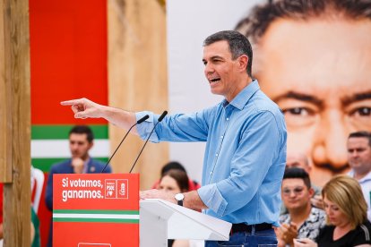 Discurso del líder del PSOE.