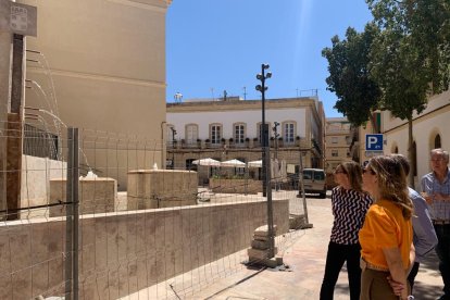 Visita de Ana Martínez Labella, concejal de Urbanismo, a las obras