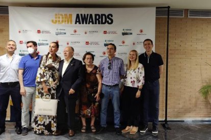 La familia no podía faltar.