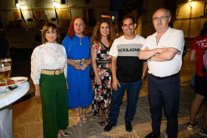 Catalina Casanova, Santi Sánchez, Vanesa Venzal, Félix José Sánchez y Mario Pérez.