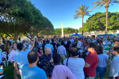 Gran afluencia de ejidenses.