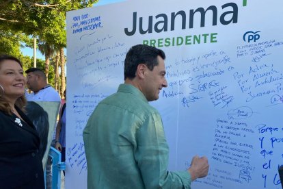 Moreno, en El Ejido.