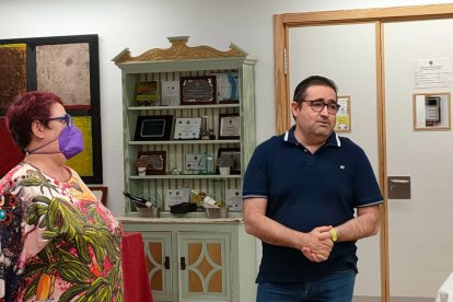 Antonio Miguel Hernández pronunciado unas sentidas palabras a los asistentes al acto.