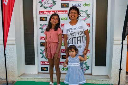 Delia, Alma y Mari en el photocall de Flor de la Habana