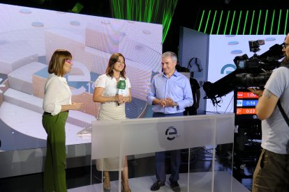 Preparativos del debate.