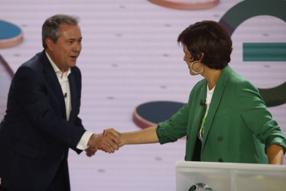 Juan Espadas y Teresa Rodríguez.