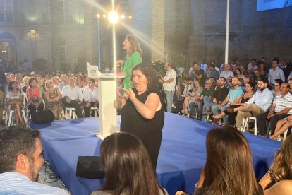 Carmen Crespo, encargada de cerrar el mitin.