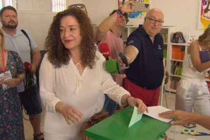 Inmaculada Nieto, candidata de Por Andalucía a la Presidencia de la Junta.