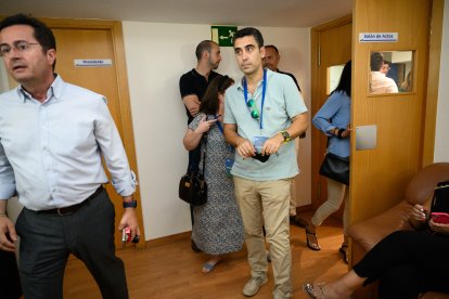 Francisco Góngora y Joaquín Pérez de la Blanca, concejal no adscrito en la capital.