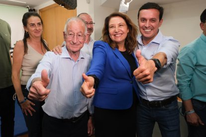 Imagen de victoria el 19-J.