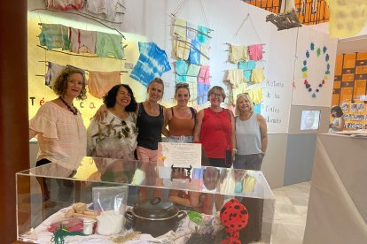 La artista Angélica Sátiro visitó la exposición.