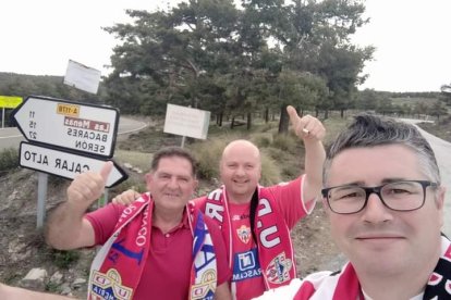 En lo más alto de la Sierra de los Filabres para apoyar al equipo.