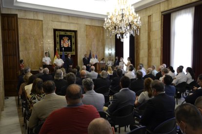 El salón de actos de la Subdelegación ha contado con un nutrido número de invitados.