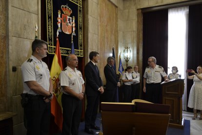 Gumersindo Vila se dirige a las autoridades.