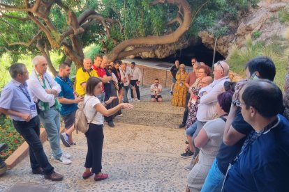 Laura, guía que fue explicando durante todo el recorrido.