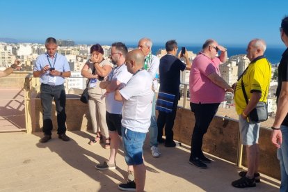 Alucinando con las vistas de la ciudad.