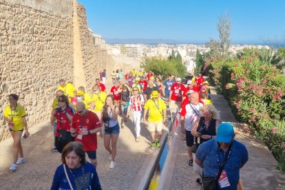 Bajo el sol de Almería disfrutando del Congreso Nacional.