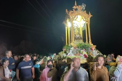 La Pequeñica, bajando las cuestas del Saliente.
