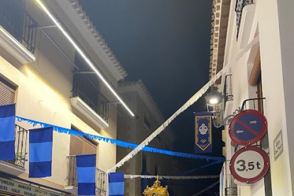 Entrada de la Virgen del Saliente en el pueblo de Vélez Rubio.