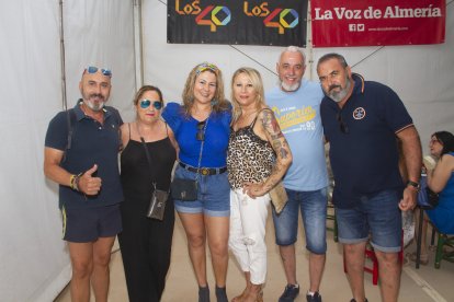 Francisco González, Isabel Rodríguez, Rosa Martín, Encarni Barragán, Juan López y Francisco Sánchez