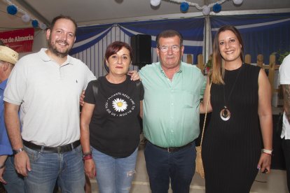 Juan Antonio López Escobar, secretario de organización del PSOE de El Ejido; Maribel Carrión Ramos, portavoz del Grupo Municipal Socialista; José Miguel Alarcón, secretario general y concejal del PSOE de El Ejido; y Elisabeth de la Cruz, asesora.