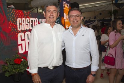 Manuel Cortés, alcalde de Adra, y José Carlos Lupión, alcalde de Berja.