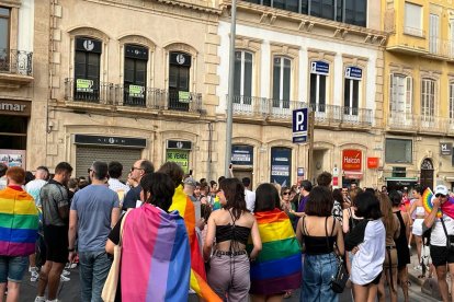 Los almerienses en el Orgullo. 
