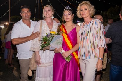 Una de las reinas juveniles.