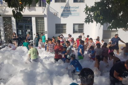 Fiesta de la espuma.
