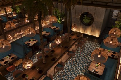 Interior del nuevo restaurante.