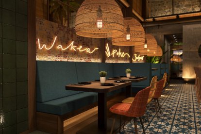 Un interior muy cuidado para recibir a los comensales madrileños.