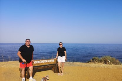 Los peludos también pueden fotografiarse en estos marcos espectaculares, como este en Playa el Calón