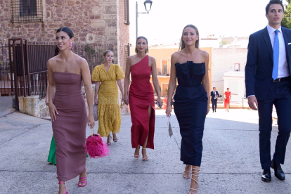 La llegada de los invitados. 