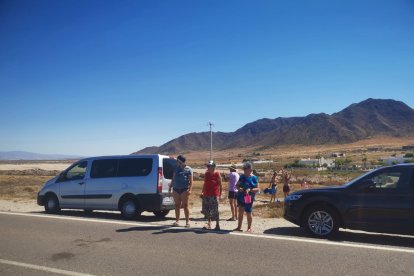 El humedal de Las Salinas se seca.