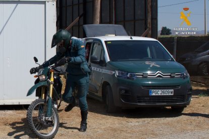 Parte del equipo de la Guardia Civil que se encargará de la seguridad en el Dreambeach 2022