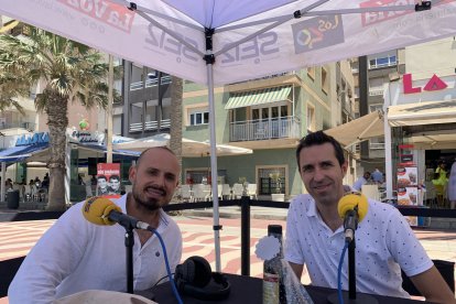 Fran García y Cristo Heredia, músico.