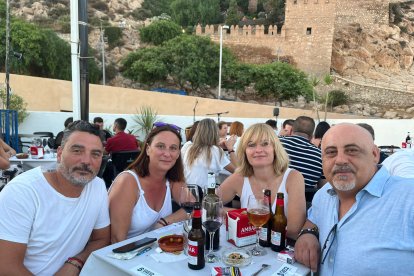 David Expósito, Victoria Aranda, María del Mar García Molina y Ángel García de EH Carretillas.
