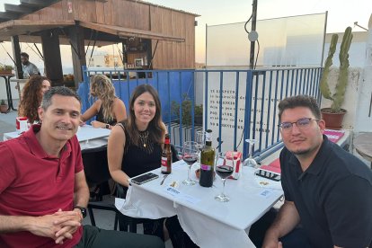 Mario Rodríguez, Jordi Portales y Noelia de Biobest.