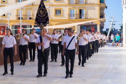 La banda municipal se encargó de poner el tono a la celebración