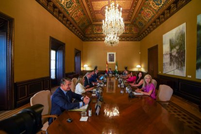 Reunión del martes en San Telmo.