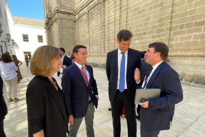 Julia Ibáñez, Javier A. García, Juanjo Salvador y Fernando Giménez.