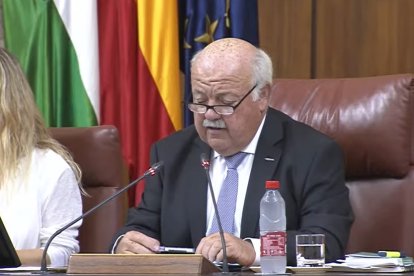 Jesús Aguirre, presidente del Parlamento.