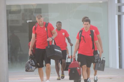 Un grupo de futbolistas.